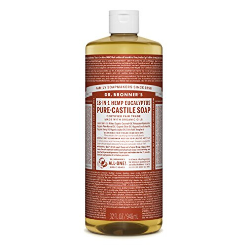 Dr Bronner's Dr. Bronners - Pure-Castile Liquid Soap (Eucalyptus  32 ounce) - Made