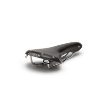 BROOKS Fahrrad-Sattel B15 Swallow Steel Einzigartig Unisex - Schwarz