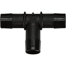 Gates 28635 Plastic Hose Connector - Single-Barb Sealing for Heater & Fuel Line Hoses; Straight, 90-Degree Elbow & Tee