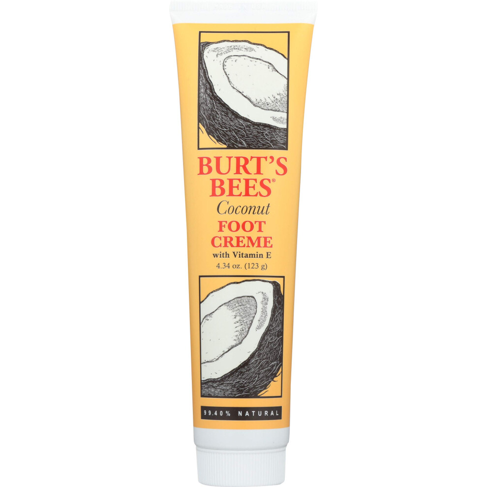 Burt's Bees Foot Creme  Coconut  4.34 Ounce