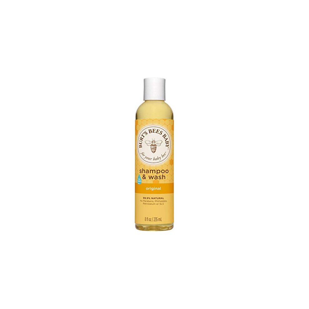 Burts Bees Baby Bee Original Shampoo & Wash, 8 Fl. Oz (Pack of 3)