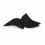 Dritz 1"""" Covered Set Pair  Black Shoulder Pads  1-Inch 2