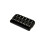 Hipshot 6-String Us Fix Guitar Bridge .125 Negru 1
