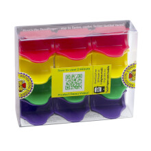 Tacoproper ordentlig Fiesta Pak-s?t af 12 Taco-indehavere 1,75 x 1-tommer 12-pakke flerfarvet