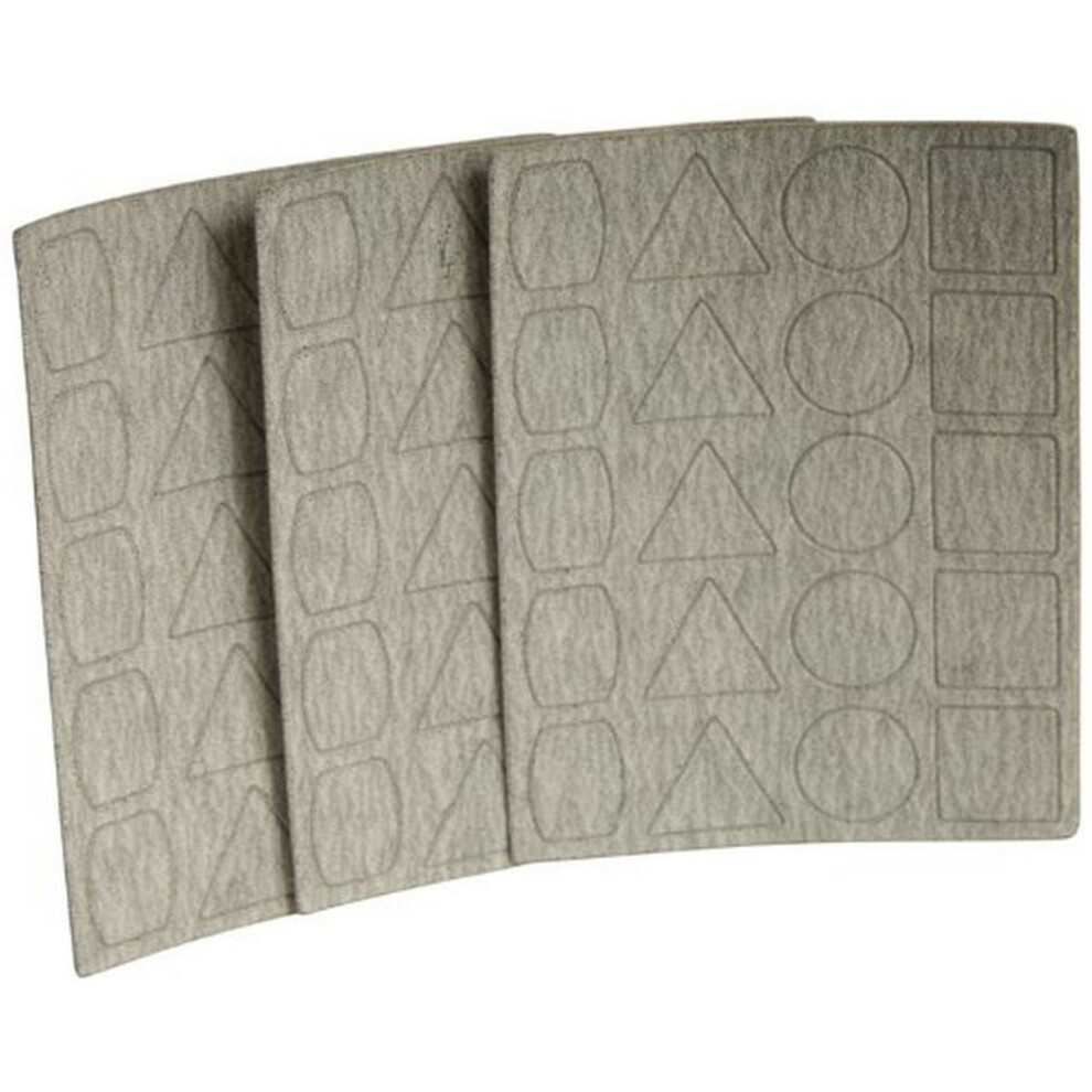 Proxxon 28826 Sandpaper For Ps 12 3 Sheets 400-Grit With Each 20 Pads 4006274028494