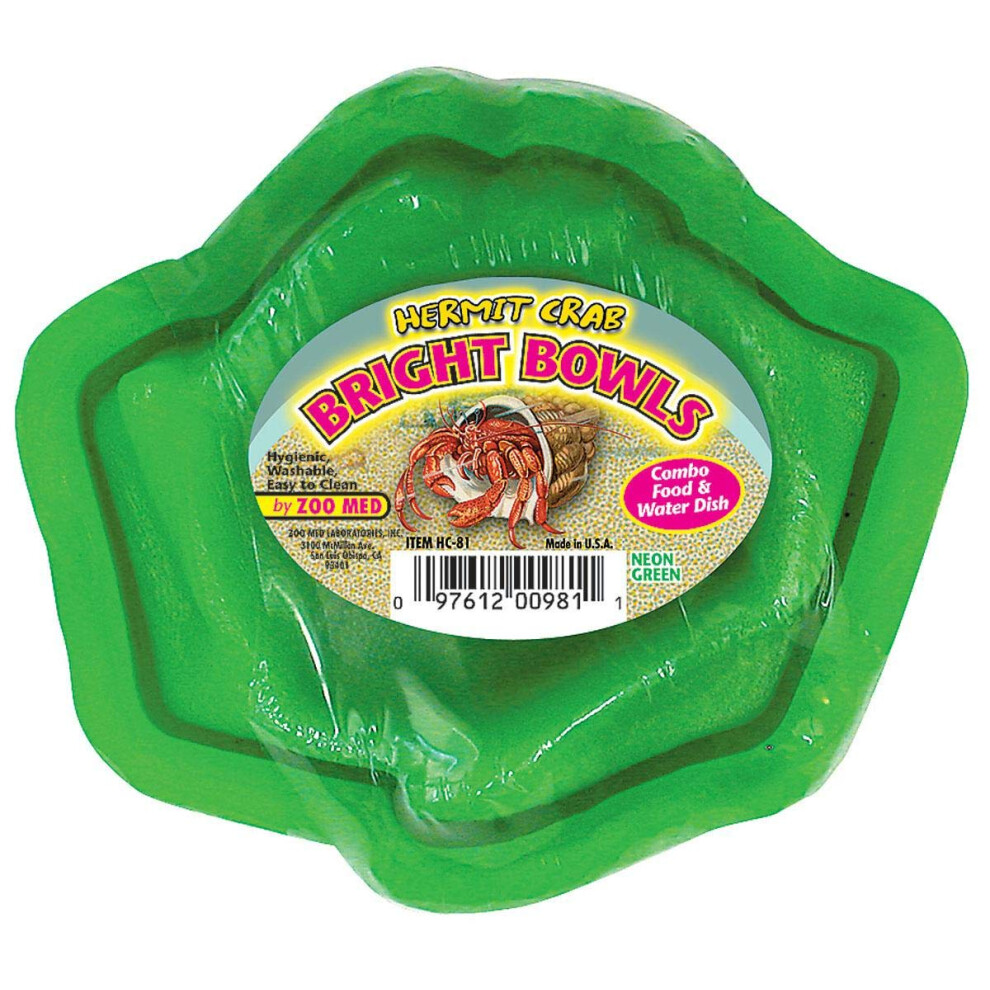 Zoo Med Hermit Crab Bright Bowl Green