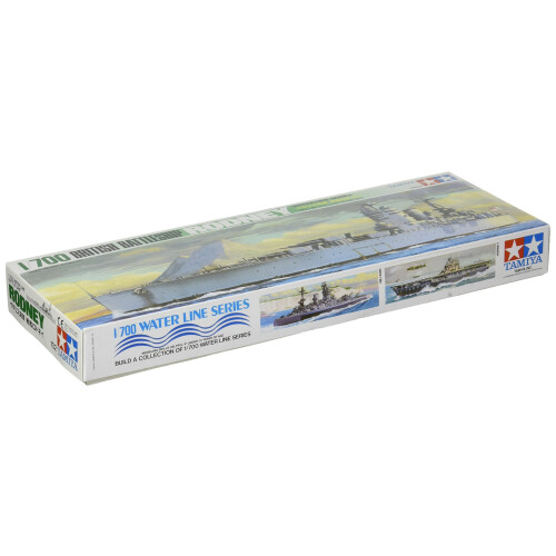 Tamiya Tamiya 77502 1/700 British Rodney Battleship Plastic Model Boat Kit 1