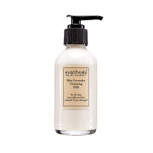 evanhealy Blue Lavender Cleansing Milk - beroliger og behandler reaktiv hud - Fugtgivende blid dybderens til f?lsom hud