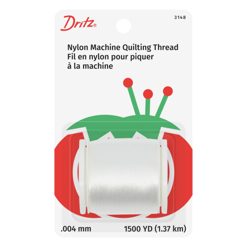 Dritz 3148 Machine Quilting Thread  1 500-Yards  Clear