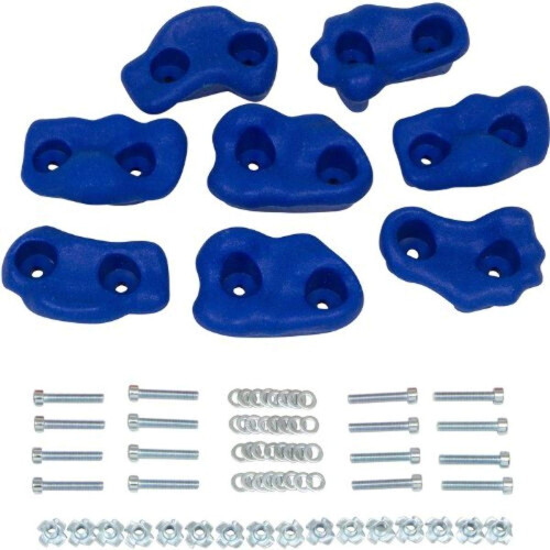 Μικρές Υφασμένες Πέτρες Swing Set Stuff (Μπλε) με Αυτοκόλλητο SSS (Σετ 8)