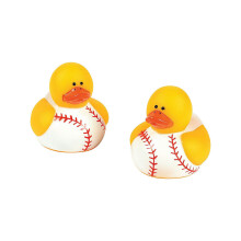 Ducks de Borracha Mini Baseball Fun Express (Conjunto de 24) Artigos de Festa