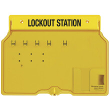 Master Lock 1482B Lockout Tagout Vorhngeschloss-Station, Gelb, unbefllt