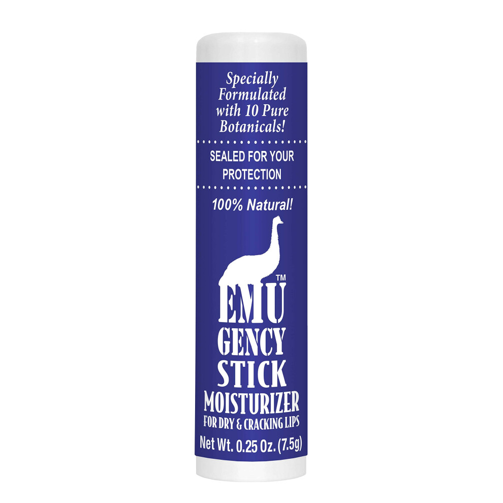 Montana Emu Ranch - Emugency All Purpose Moisturizing Pocket Stick - 0.25 Ounce - Helps Relieve Chapped Cracked And Split Lips And Skin