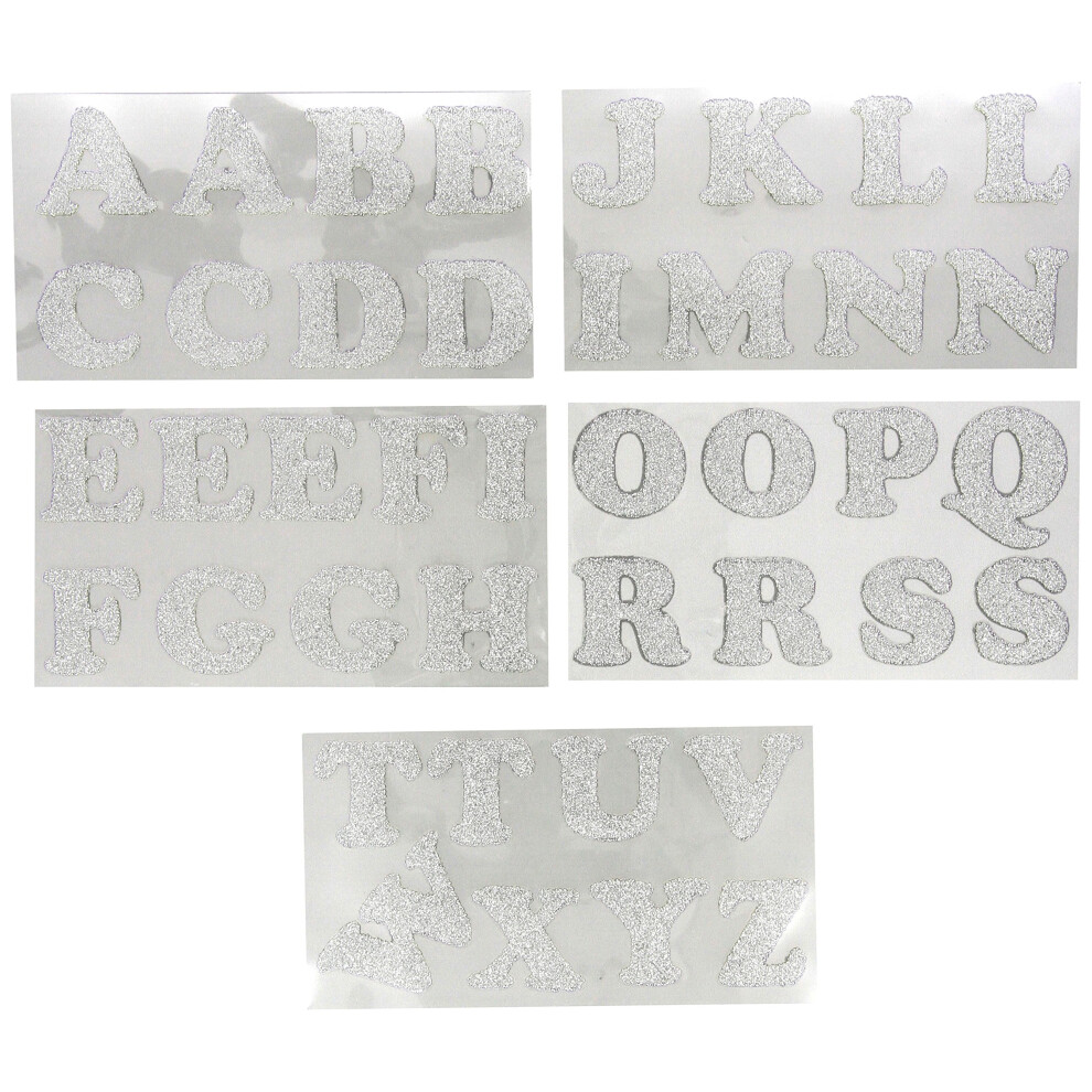 Dritz 15271 Strijkletters Soft Flex Cooper 1-1/4-Inch Metallic Zilver (5 Vellen)-image