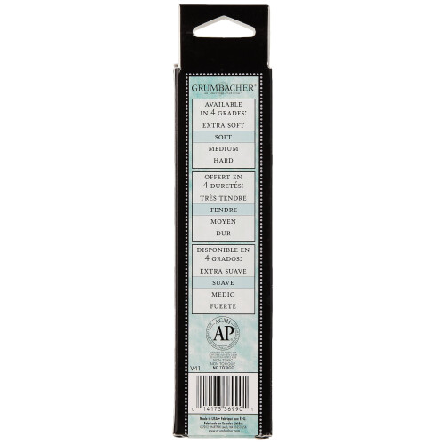 Grumbacher Vine Charcoal  Soft  Black  3 Pack (V41) 1