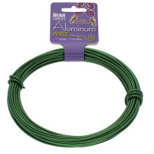 A Beadsmith eloxlt alumniumhuzal - 12 mteres - 39 lb - Kelly Green Color - Hajlthat kzmuves drt kszerksztshez Drtcsomagols Szobrszat v