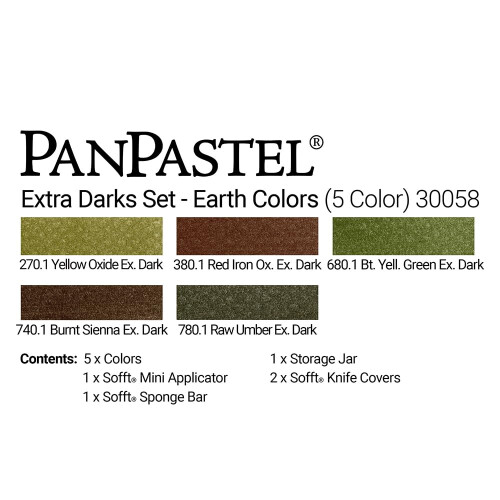 PanPastel 30058 Set 5 ?????t?? past?? e?a??et??? apa??? ?a???t???? - G???a ????ata ?e e??a?e?a Softt 2