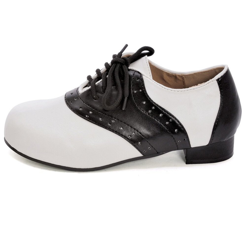 Photos - Roller Skates Ellie Shoes - Saddle Child Shoes Black/White Small (11-12) 101SaddleBlk/WhtS(Black/White)