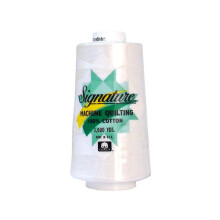 Hilo Signature Thread Signature Ctn 3000yd Hilo de acolchado 100% algod   n 3000 Blanco