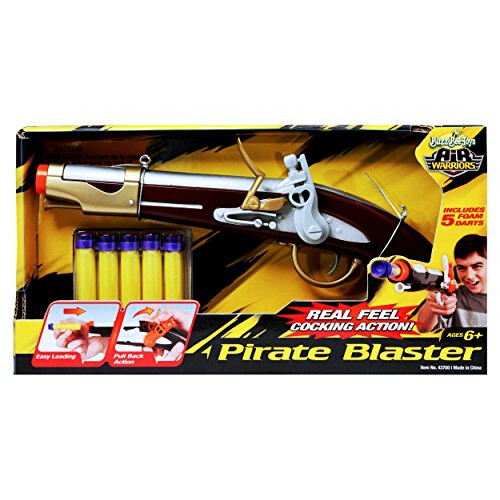 Buzzbee Pirate Flintlock espuma Dart Blaster
