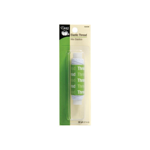 Dritz 30 Yards Elastisch Naaigaren Wit