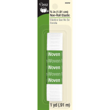 Dritz 9306W El   stico tejido sin enrollar blanco de 3/4 de pulgada por 1 yarda