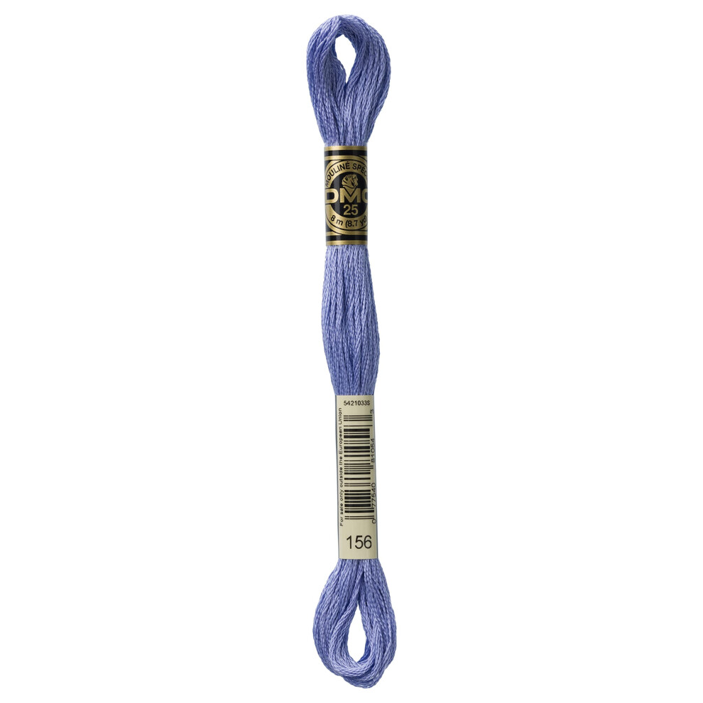 DMC Bulk Buy Thread 6Strand Embroidery Cotton 87 Yards Med Lt Blue Violet Between 340 and 341 117156 12Pack