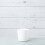 Vaso Cilíndrico Redondo Majestic Brilhante Branco, 8 Polegadas (10082) 3