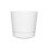 Vaso Cilíndrico Redondo Majestic Brilhante Branco, 8 Polegadas (10082) 1