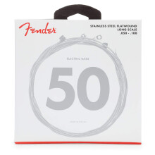 Fender 9050 basstrngar rostfritt stl flatwound 9050 ml .050-.100