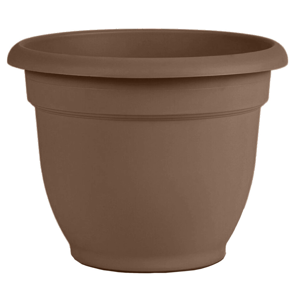 Bloem 20-56308CH Ariana Self Watering Planter  Chocolate  8""""  Browns