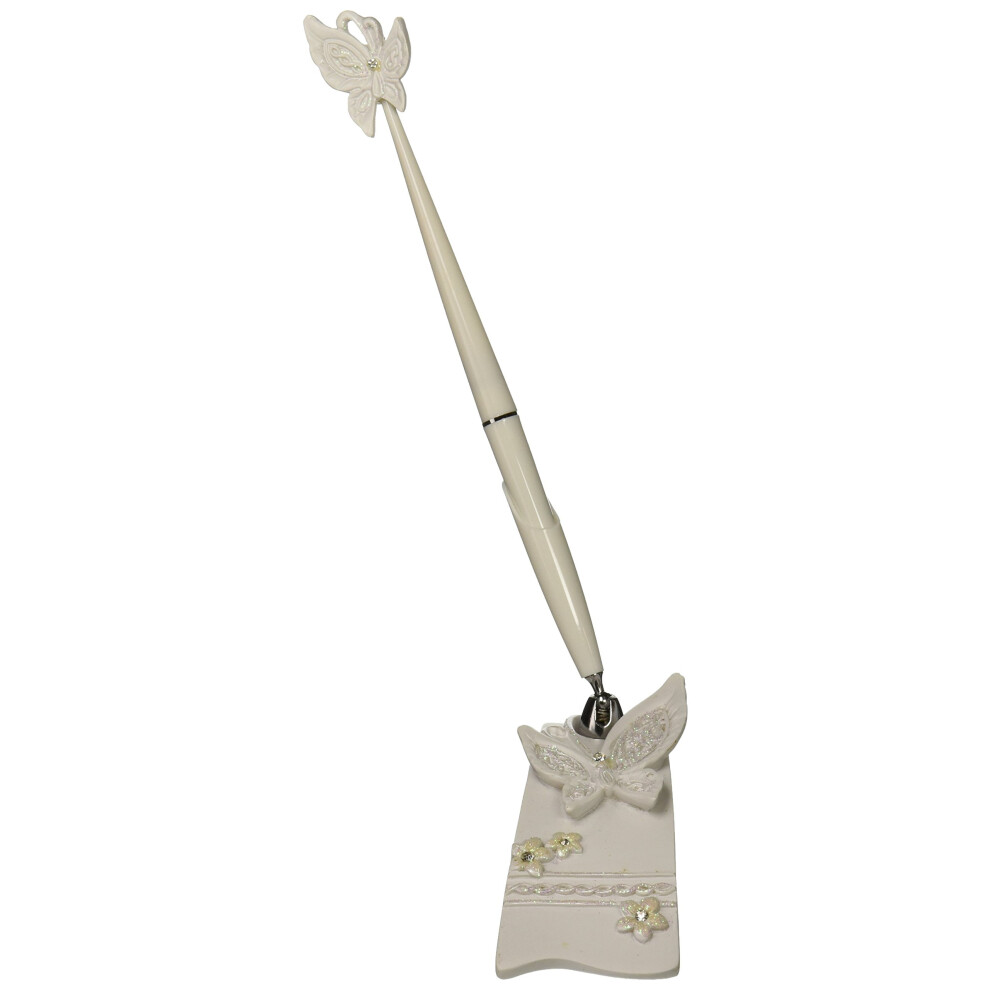 Ensemble de stylos de mariage     motif papillon Fashioncraft