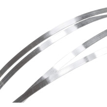 Srma de bezel .999 FLIN Silver Flat 3/16 """" La?ime (Qty = 12 inci)