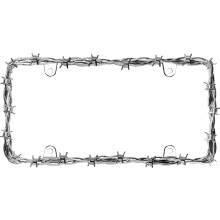 Cruiser tartozkok 22230 Barbed Wire II rendszmtbla keret krm 1 keret