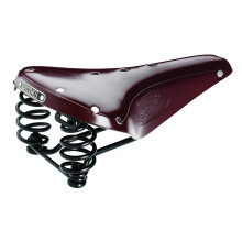 Fahrradsattel - BROOKS - Flyer Classic - Leder - Braun - Bequem mit Federn