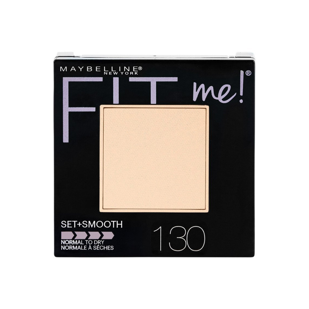 Maybelline New York Fit Me Set + Smooth Powder Makeup, Buff Beige, 0.3 oz.