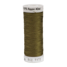 Nic Sulky 942-1173 Rayon do szycia 250 jardw, srednia zielen wojskowa