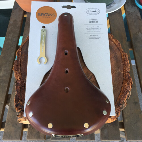 Selle de vélo - BROOKS - B17 Classic - Cuir - Acier - Marron 2