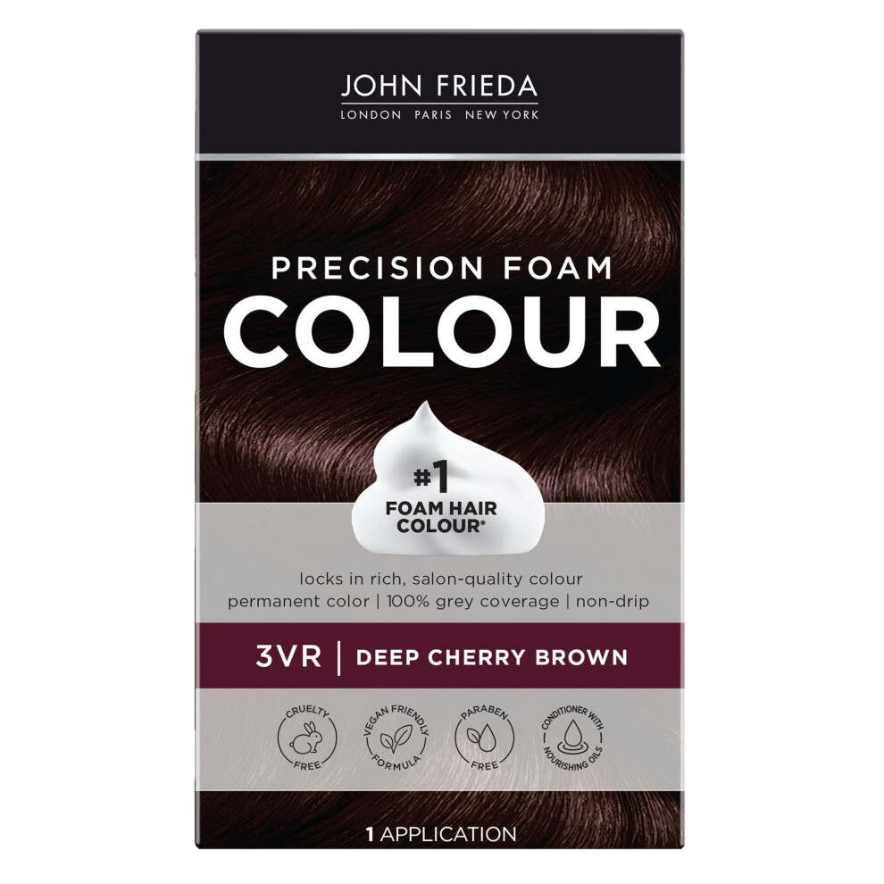 John Frieda Precision Foam Colour, Deep Cherry Brown 3VR