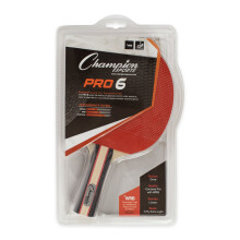 Champion Sports PN6 Table Tennis Paddle, Black, 5-1/2 x 10 x 1/2""