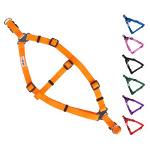 GoGo Pet Products Pohodln nylonov 3/8palcov nastaviteln Easy Pet postroj X-Small Orange