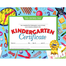 Hayes Kindergarten Certificate 8.5 x 11 Pack of 30