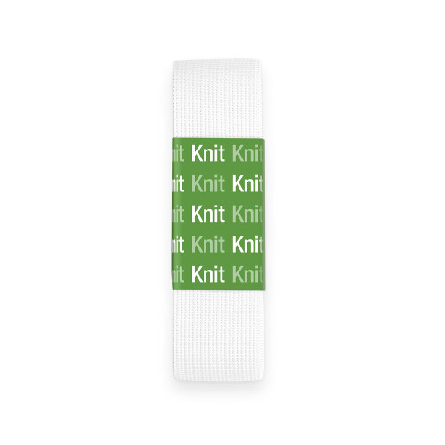 Dritz 1-inch bij 1-1/4-yards witte gebreide elastiek 1