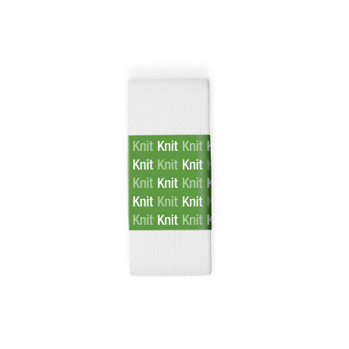 Tungt stretchigt midjeband elastiskt 1-1/2"""" x 1-1/4yd Vit 1