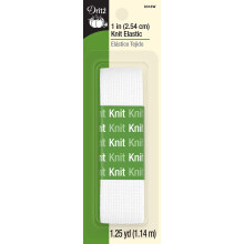 El   stico de punto blanco Dritz de 1 pulgada por 1-1/4 yardas