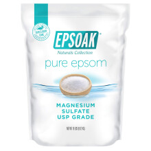 Sale Epsom Epsoak 19 libbre. Solfato di magnesio USP. (Quantit   : 1 x sacchi da 19 libbre) Sacchi di sale Epsom richiudibili, inodore, prodotto ne