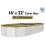 Capa para Piscina Elevada Buffalo Blizzard 12 x 18 ft Oval | Reversível Tan/Prata 4