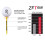 Zero Friction Tour 3-Prong Golf Tee (3-1/4 tum, Vit, 30-pack) 4