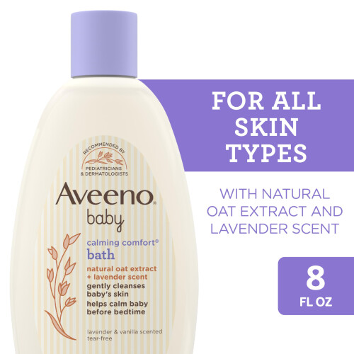 Aveeno Aveeno Baby Καταπραϋντικό Μπάνιο με Λάβαντα & Βανίλια, Υποαλλεργικό, 8 fl. oz 1