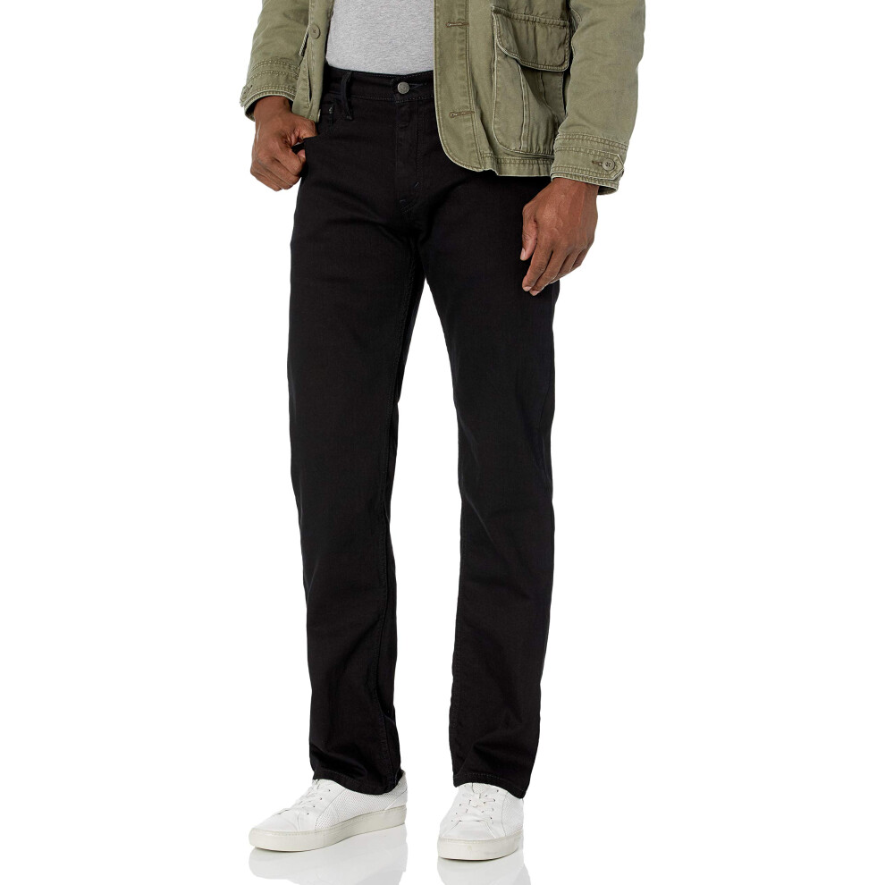 Jean Levi's 559 Relaxed Straight Fit pour homme - 34W x 30L - Noir - Stretch
